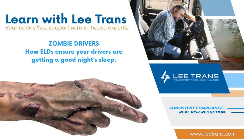 Learn with Lee Trans – Zombie Drivers: How ELDs Help Protect Rest
